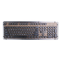 Azio Retro Classic Wireless Keyboard, Full Size, Elwood