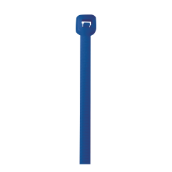Partners Brand Colored Cable Ties, 50 Lb, 14", Blue, Case Of 1,000 Ties