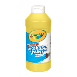 Crayola® Washable Paint, Yellow, 16 Oz