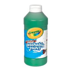 Crayola® Washable Paint, Green, 16 Oz