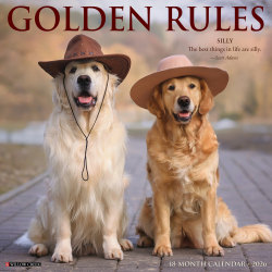 2026 Willow Creek Press Animals Monthly Wall Calendar, 12" x 12", Golden Rules, January To December, 51290