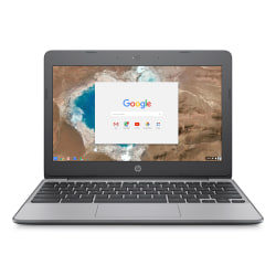 HP Chromebook 11-v010nr Laptop, 11.6" HD Screen, Intel® Celeron® N3060, 4GB Memory, 16GB Solid State Drive, Chrome OS™