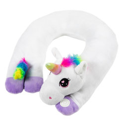 Bouncyband Sensory Vibrating Neck Pillow, 6"H x 12"W x 16"L, Unicorn