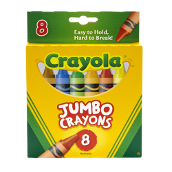 Crayola® So Big™ Crayons, Extra Large, Assorted Colors, Box Of 8 Crayons