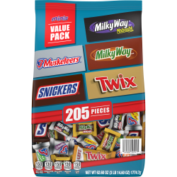 Mars Chocolate Mix, 62.6 Oz, Pack Of 205 Pieces