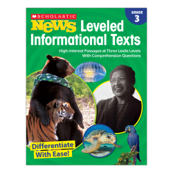 Scholastic® News Leveled Informational Texts Activity Book, Grade 3