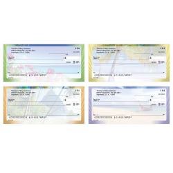 Personal Wallet Checks, 6" x 2 3/4", Duplicates, Ocean Breezes, Box Of 150
