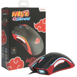 Check Point Naruto Mice Wired Leaf Ninja MX-200 Gaming Mouse, Akatsuki, Compact, NA-MS-1002