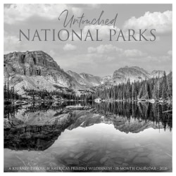 2026 Willow Creek Press Scenic Monthly Wall Calendar, 12" x 12", Untouched National Parks, January To December, 56349