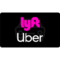 Ride Choice Card For Uber/Lyft, $15.00