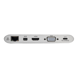 Tripp Lite USB-C Docking Station w/ USB-A , HDMI, VGA, mDP, Gbe, Memory Cards 3.5mm, USB C PD Charging 4K @ 30Hz - for Notebook/Tablet PC - USB Type C - 3 x USB Ports - 3 x USB 3.0 - Network (RJ-45) - HDMI - VGA - Mini DisplayPort - Microphone