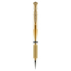 Uni-Ball Signo Gel Impact Pens, Bold Point (1.0mm), Gold Metallic
