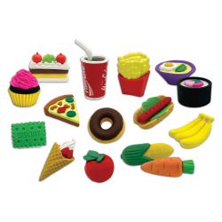 Teacher Created Resources Desk Pets, Assorted Food, 40 Per Pack, Set Of 2 Packs