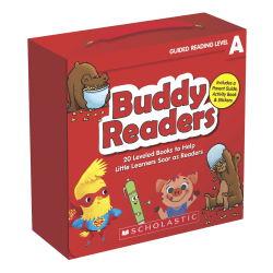 Scholastic Buddy Readers Books, Level A Reading, Pre-K To 2nd Grade, Set Of 20 Books