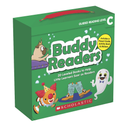 Scholastic Buddy Readers Books, Level C Reading, Pre-K To 2nd Grade, Set Of 20 Books