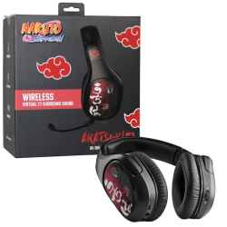 Check Point Naruto Wireless Headset With 7.1 Virtual Surround Sound, Akatsuki, NA-HS-1002