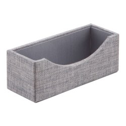 Realspace®  Gray Business Card Holder, Light Gray
