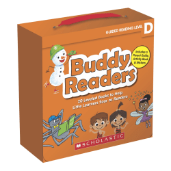 Scholastic Buddy Readers Books, Reading Level D, Pre-K To 2nd Grade, Set Of 100 Books