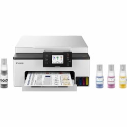 Canon MAXIFY GX1020 Wired & Wireless MegaTank Inkjet Multifunction Printer - Color - White - Copier/Printer/Scanner - 6169C002