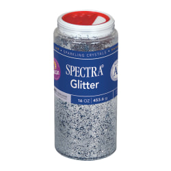 Pacon® Glitter, Shaker-Top Can, Silver