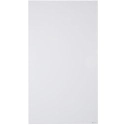 Quartet InvisaMount Vertical Glass Dry-Erase Board - 48x85 - 85" (7.1 ft) Width x 48" (4 ft) Height - White Glass Surface - Rectangle - Vertical - Magnetic - 1 Each