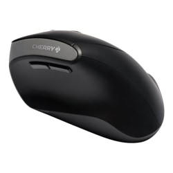 CHERRY Ergonomic Wireless Optical Mouse, 6 Button, Black, MW 4500
