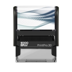 Custom 2000Plus PrintPro 30PN Self-Inking Stamp, 11/16" X 1-13/16", Rectangle Notary/Professional
