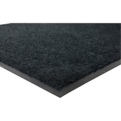 Genuine Joe Platinum Series Walk-Off Indoor Mat, 4' x 6', Black