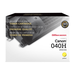 Office Depot® Remanufactured Yellow High Yield Toner Cartridge Replacement For Canon 040H, OD040HY