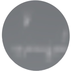Ghent Coda Low-Profile Circular Magnetic Dry-Erase Glassboard, 24", Smoke