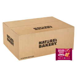 Nature's Bakery Minis Whole Wheat Raspberry Fig Bars, 1 Oz, Total Qty 150