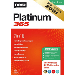 Nero Platinum 365 - Subscription license (1 year) - 1 PC - ESD - Win - Americas