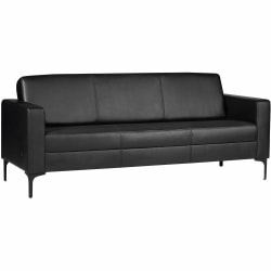 Lorell Clarke Series Sofa with Antimicrobial Upholstery and Power - 77.3" x 29.8" x 31" Overall Dimension - 1 Each