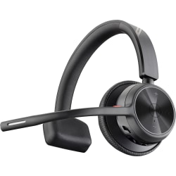 Poly Voyager 4310 USB-A Headset - Siri, Google Assistant - Mono - USB Type A - Wired/Wireless - Bluetooth - 76U48AA