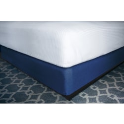 Mattress Safe Designer Décor, Contour Wrap for Box Spring, Savile Bespoke Navy, Queen, 9" Drop, Case of 12 Wraps