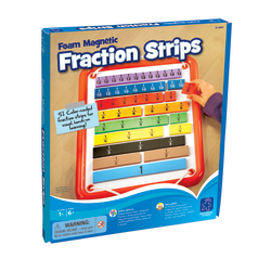 Educational Insights® Foam Magnetic Fraction Strips, Multicolor, Grades 1-3, Set Of 51