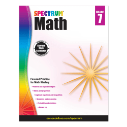 Carson-Dellosa Spectrum Math Workbook, Grade 7