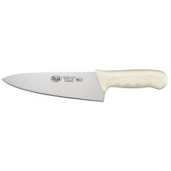 Winco Stäl Chef’s Knife, 8", Silver/White