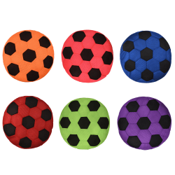 Bintiva Cushioned Spot Markers, 14" Diameter, Assorted, Set Of 6