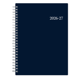 Planner Notes BS Enterprise Solid Navy 5.875x8.625 AY25-26