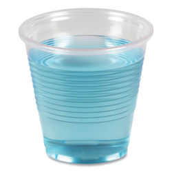 Boardwalk® Plastic Cold Cups, 5 Oz, Clear, Sleeve Of 100 Cups, Carton Of 25 Sleeves