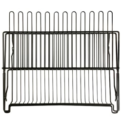 Better Houseware Folding Dish Rack, 10-3/4"H x 12-1/4"W x 18"D, Black