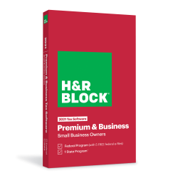 H&R Block Premium & Business 2021 Tax Software