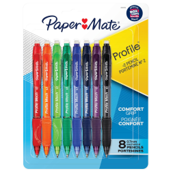 Paper Mate® Mechanical Pencils, Medium Point, 0.7 mm, Assorted Colors, Pack Of 8 Pencils