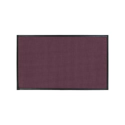 M+A Matting WaterHog Squares Classic Floor Mat, 6' x 8', 60% Recycled, Bordeaux