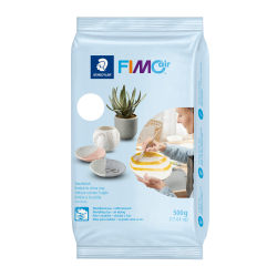 Staedtler FIMOair Air-Dry Clay, 500g, White, Total Qty 1