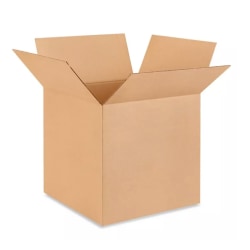 Uline 40 Lb Corrugated Boxes, 18" x 18" x 18", Brown, Pack Of 100 Boxes