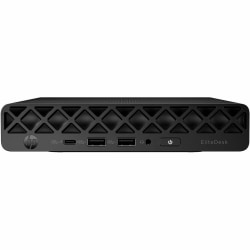 HP EliteDesk 8 G1i Mini PC, Intel Core Ultra 5 235T, vPro Technology, 64 GB, 1 TB PCI Express NVMe SSD, Jack Black, D32NHUTABA