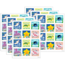 Creative Teaching Press Reward Stickers, Sea Friends, 60 Per Pack, Set Of 6 Packs