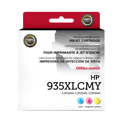 Office Depot® Remanufactured Cyan; Magenta; Yellow High-Yield Ink Cartridge Replacement For HP 935XL, Pack Of 3, 118164
